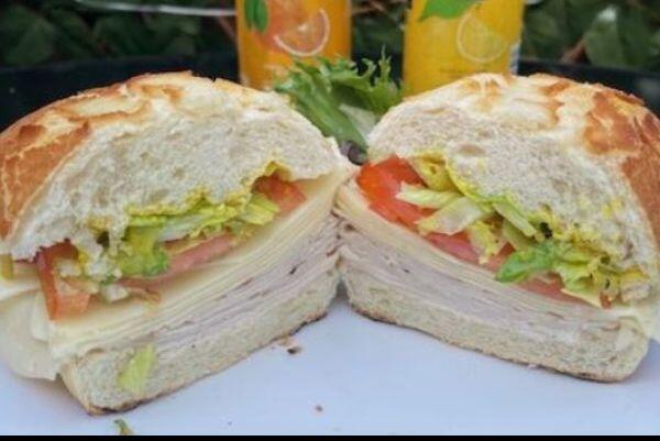Turkey And Swiss Sub Sandwich